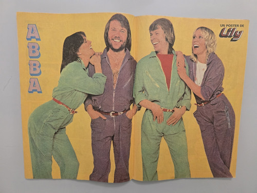 Abba very rare newspaper - -,