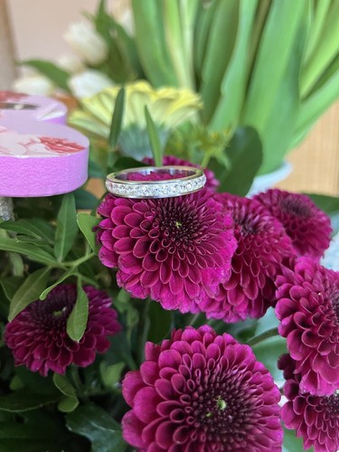 Ring zirkonia eternityring - ,,