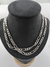 Figarokette 0,925 Sterlingsilber 74 cm Lang