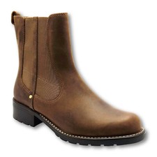 Clarks Orinoco Club Chelsea Boots Damen Braun Nubuk Leder Größen 38 39 39,5