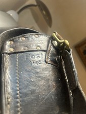 Berliner Leder Posttasche Original 50 Iger Jahre Vintage Leder