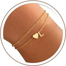 Armband damen herz buchstaben - herz,