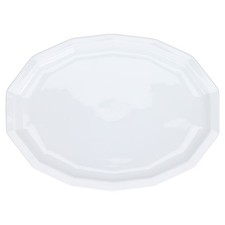 Fischteller oval Rosenthal Polygon weiß