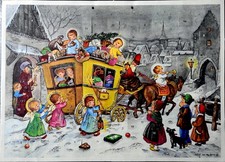 Adventskalender Engel in der Postkutsche - Krüger 851/2