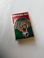 UdSSR  OLYMPIA MOSKAU 1980  MISCHKA-BÄR  Metall 2 x 3 cm
