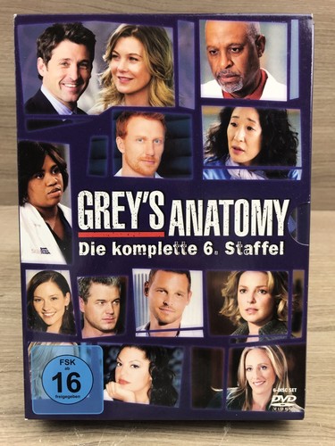 Dvd box grey - grey's, anatomy