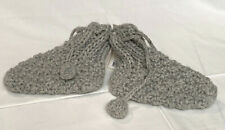 Woll Socken Kind Lisbeth Dahl Schuhe Bettsocken 100% Wolle grau wie neu Gr.25/26