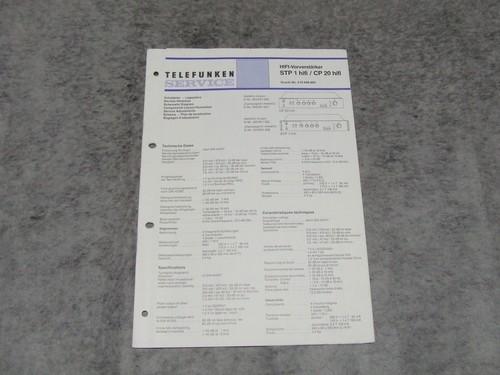 Schaltplan service manual für - service,