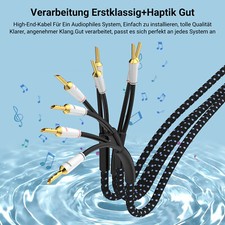 Paar OCC Versilbert HiFi