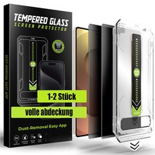 Blickschutz Panzerfolie Sicht Glas Für Samsung Galaxy S25 S24 Ultra+Anbringhilfe