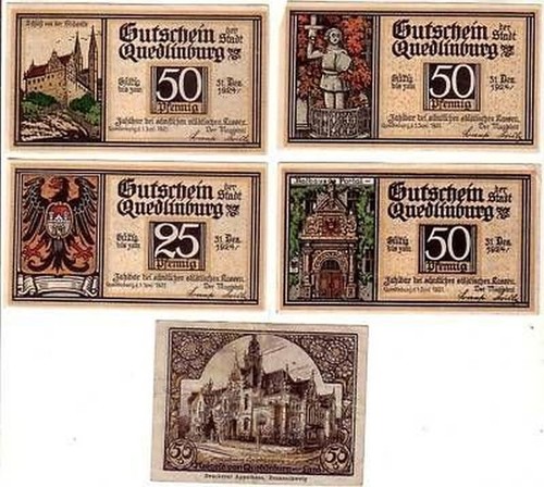 Banknoten notgeld stadt - banknoten,