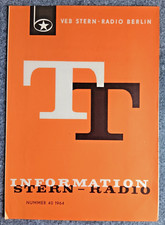 Vorinformation Stern Radio 1964 Service Zeichnungen Taschenempfänger 57/69 TT 3