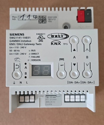 Siemens knx dali gateway twin - knx,