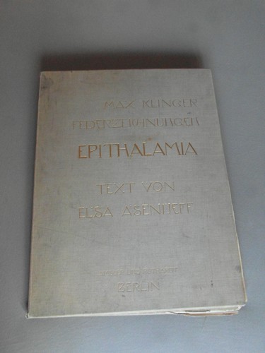 Max klinger epithalamia - klinger, mappe