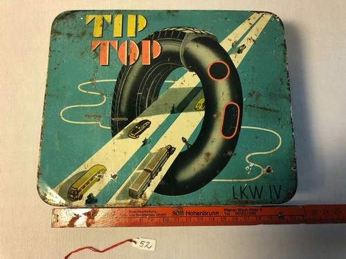 Alte blechdose tip top - alte, tip-top