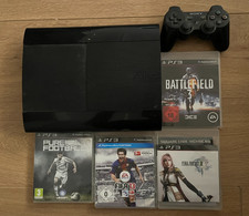 PS3 PLAYSTATION 3 Super Slim 500 GB (CECH-4004C) + 4 SPIELE + CONTROLLER SET 