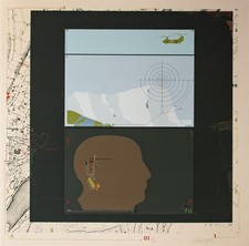 Rainer Wittenborn Abstrakt Zeitgenössische Kunst sign Siebdruck 20 Jhd 137/200