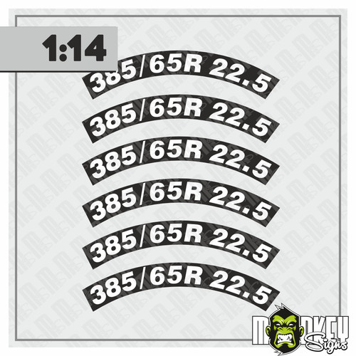 385er reifenaufkleber 6er - 385er,