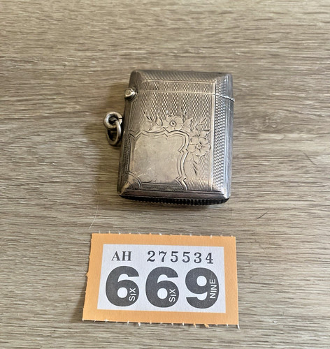 Silber vesta etui mit motor - etui,