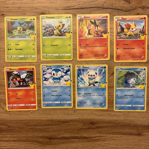 Pokémon karten 8stk - pokémon,