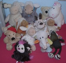 12 NICI Tiere Schafe Bären Rentier Elefant Elfe Zebra zw 35 und 15 cm