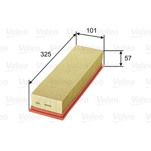 Luftfilter valeo 585089 für - valeo,