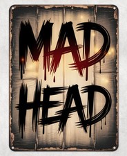 Mad Head Angry Crazy Metall