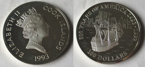 100 dollar silbermünze cook - silbermünze,