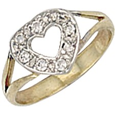 Baby kinder herz ring - baby,