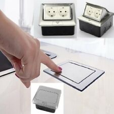 Bodentank 2 Fach Einbausteckdose versenkbar Einsätze Fußbodensteckdose DHL