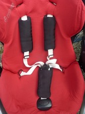 Gurte mit Gurtpolster, schwarz für Maxi Cosi Mura Buggysitz