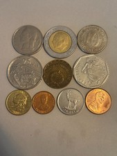 10 Weltmünzen Konvolut -