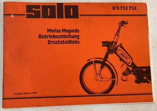 Betriebsanleitung mofa solo - solo,