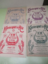 4 Hefte - Klavierspiel für