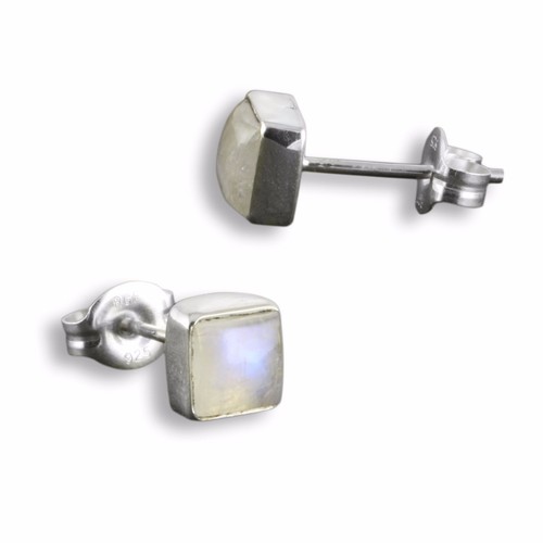 Mondstein ohrringe ohr stecker - ohrringe, ohr-stecker