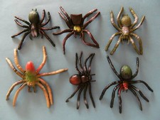 Spinnen Stretch 6erSet 9 cm