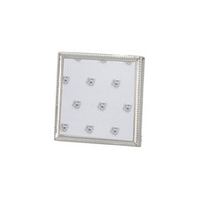 Fotorahmen 9 x 9 cm versilbert