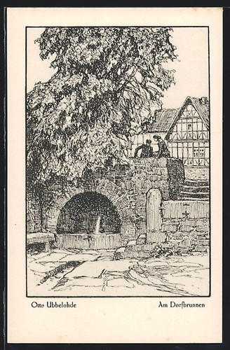 Künstler otto ubbelohde - künstler-ak,