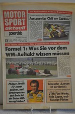 Motorsport Aktuell Nr. 13  März 1989 