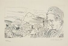 Harald Metzkes, handsignierte