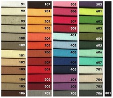 Lonetta Stoff in 280 cm Breite Gardinen Deko Baumwolle Uni Meterware, 44 Farben