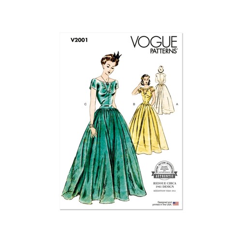 Vogue schnittmuster v2001 - schnittmuster,