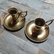 2x Alte Vintage Messing