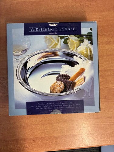 Versilberte schale von - von, tchibo
