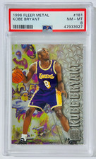 Kobe Bryant – Los Angeles Lakers 1996 Fleer Metal #181 [PSA 8]