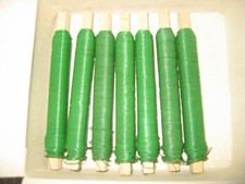 Floristik Zubehör Blumengeschäft Kranz Wickeldraht, 1 Rolle, grün