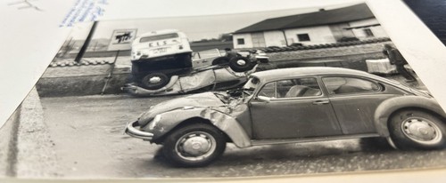 Polizei foto auto unfall - auto, 1979