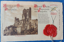 AK Drachenfels Rhein Ruine Andenken ohne Stein Siegel 1920 ???