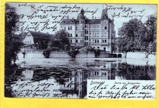 AK Detmold Partie am Burggraben 1905 Lippe