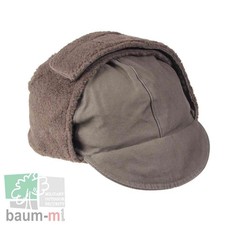 Wintermütze der Bundeswehr OLIV Pelz WARM Nacken- & Stirnschutz Ohrenklappe 